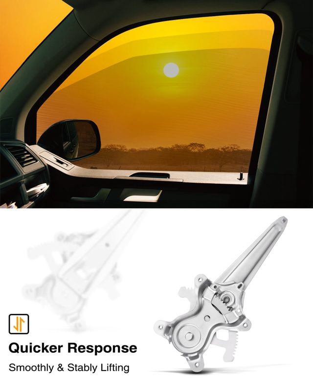Rear Passenger Power Window Regulator without Motor for Toyota Camry Lexus GS300