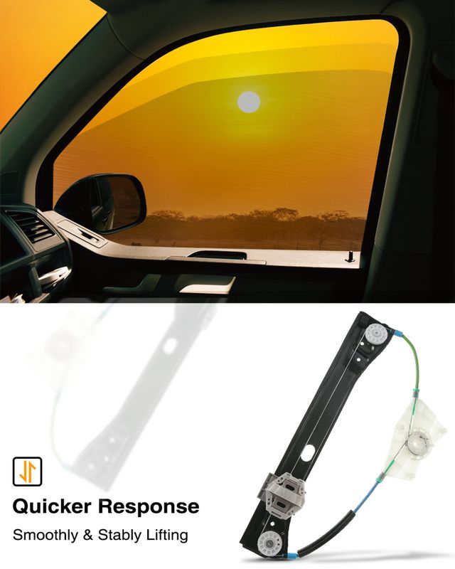 Rear Passenger Power Window Regulator without Motor for Mercedes-Benz W221 S450