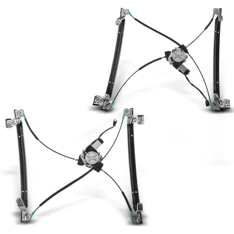 2x Front Power Window Regulator with Motor for Chrysler Town Country Caravan