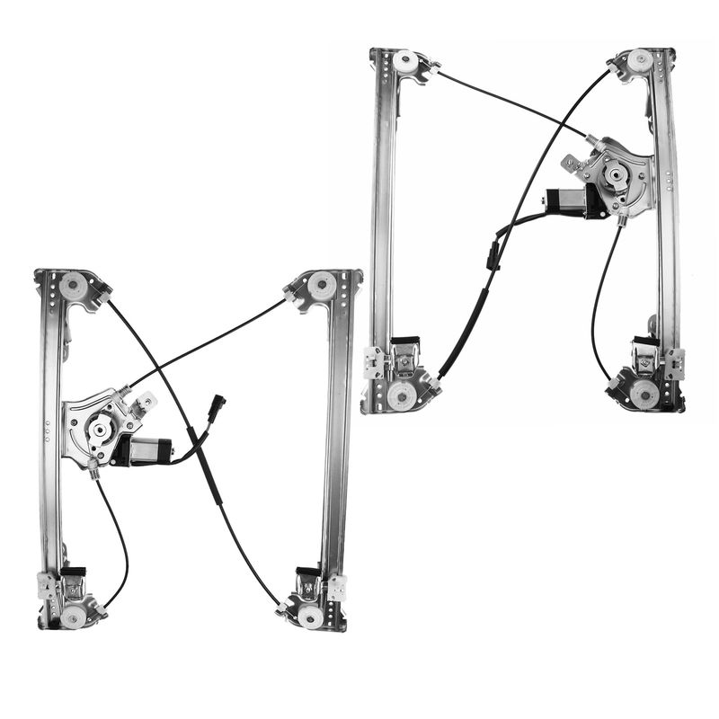 2x Rear Power Window Regulator with Motor for Ford F-150 04-08 Mark LT