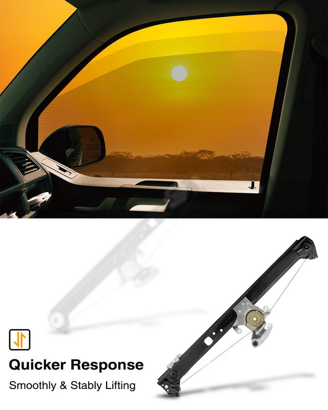 Rear Driver Power Window Regulator without Motor for BMW E53 X5 2000-2006