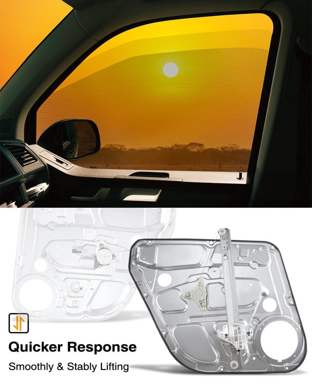 Rear Passenger Power Window Motor & Regulator Assembly for Kia Rondo 2007-2010