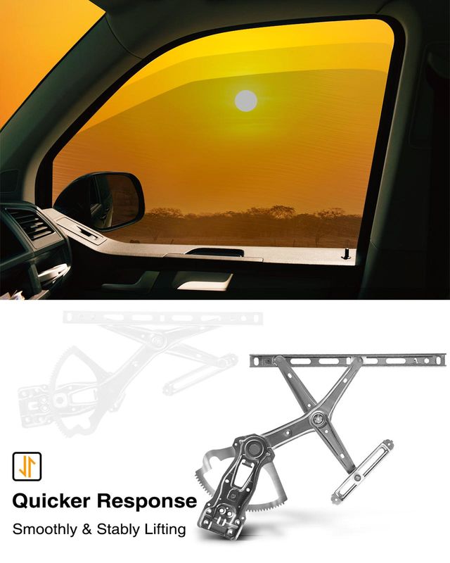 Front Passenger Power Window Regulator without Motor for Mercedes-Benz SLK230