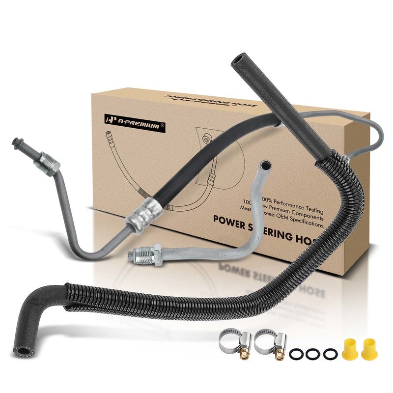 2x Power Steering Pressure & Return Line Hose Assembly for Chevy Camaro 98-02