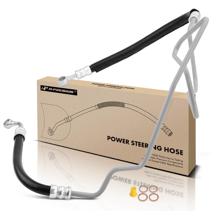 Power Steering Pressure Line Hose Assembly for Volkswagen Golf 2003-2005 2.8L