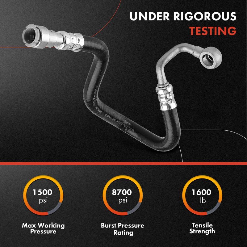 Power Steering Return Line Hose Assembly for BMW E90 325xi 328i 328xi 330xi 3.0L