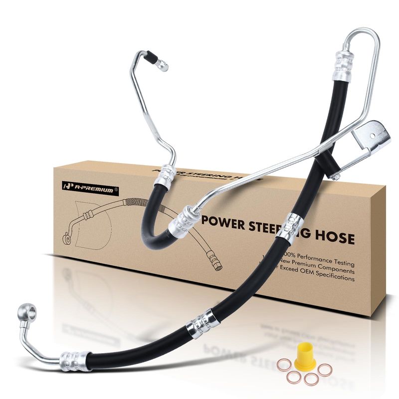 Power Steering Pressure Line Hose Assembly for BMW E60 525i 04-05 530i 3.0L 2.5L