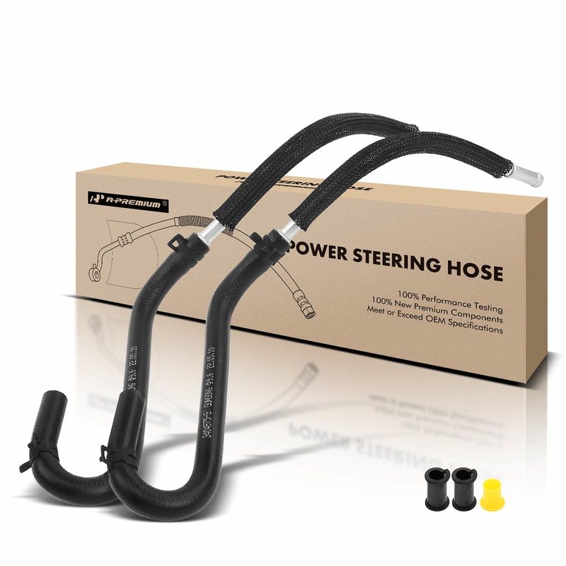 Power Steering Return Line Hose Assembly for Cadillac STS 05-11 Union To Cooler