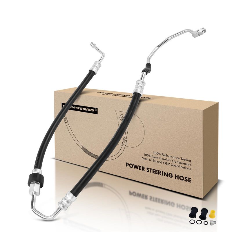 Power Steering Pressure Line Hose Assembly With Switch Port for Ford F-150 09-10