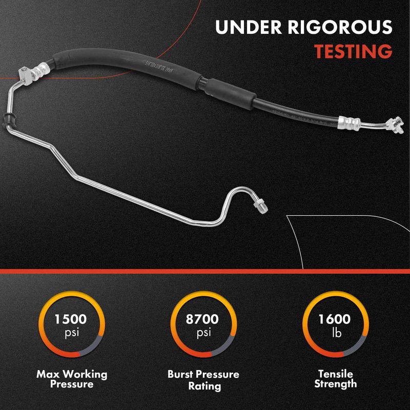 Power Steering Pressure Line Hose Assembly for Acura TSX Honda Accord 2003-2007