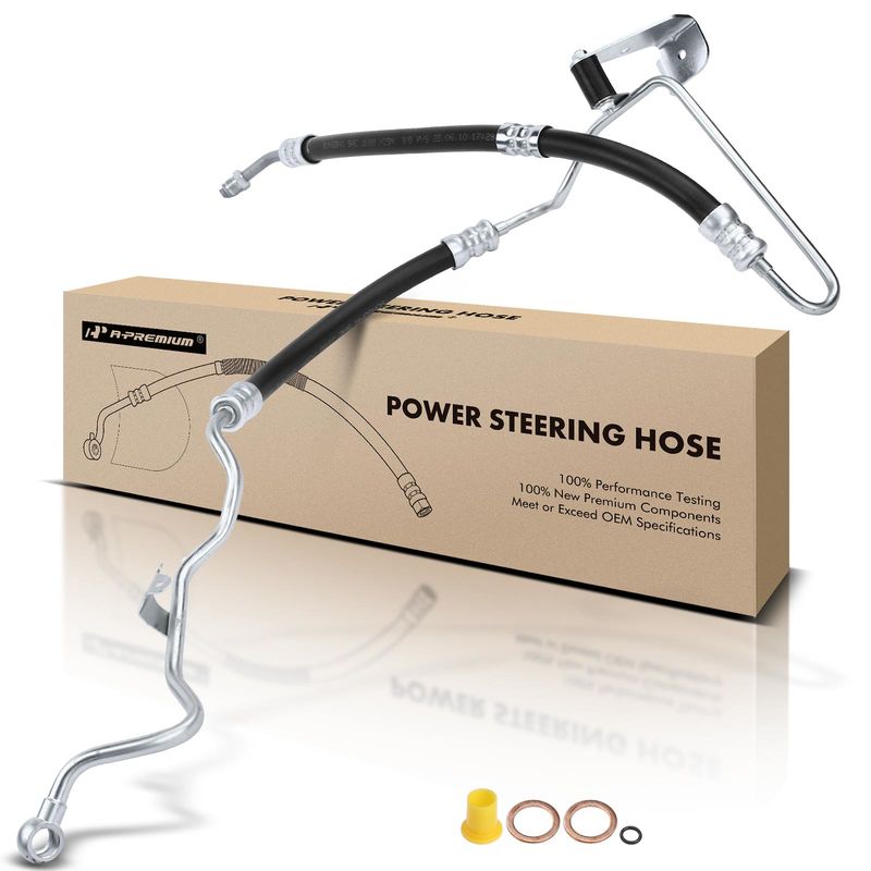 Power Steering Pressure Line Hose Assembly for BMW E60 E63 545i 04-05 4.4L 4.8L
