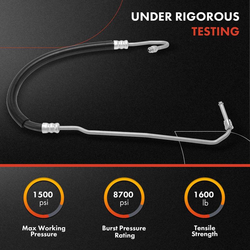 Power Steering Pressure Line Hose for Ford F-250 Super Duty Hydroboost To Gear