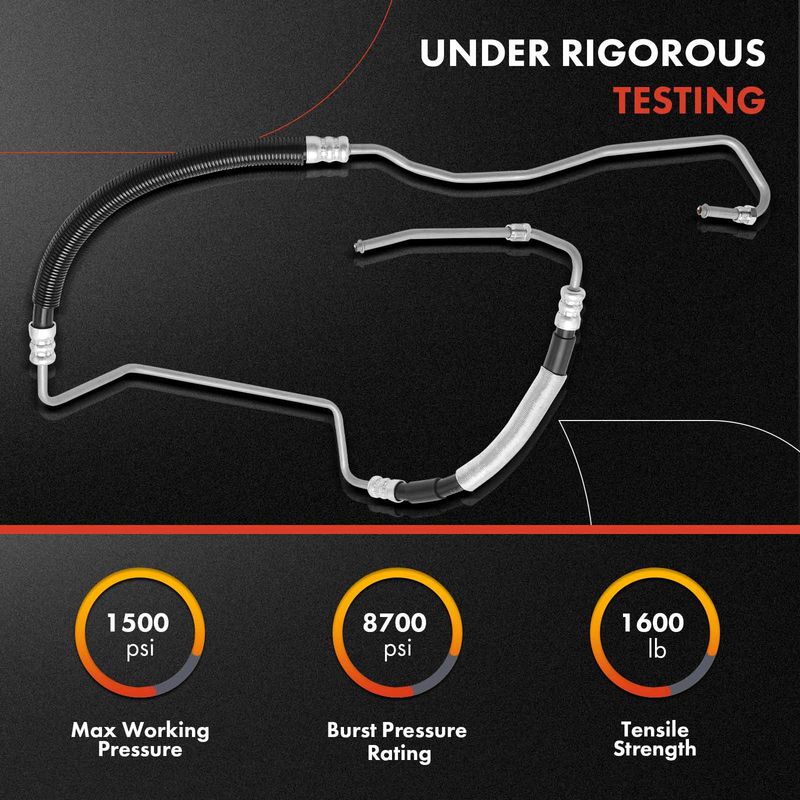 Power Steering Pressure Line Hose Assembly for Chrysler 200 Dodge Avenger 11-14