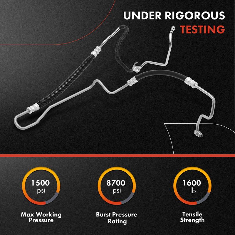 Power Steering Pressure Line Hose Assembly for Cadillac STS 2005-2010 V8 4.6L