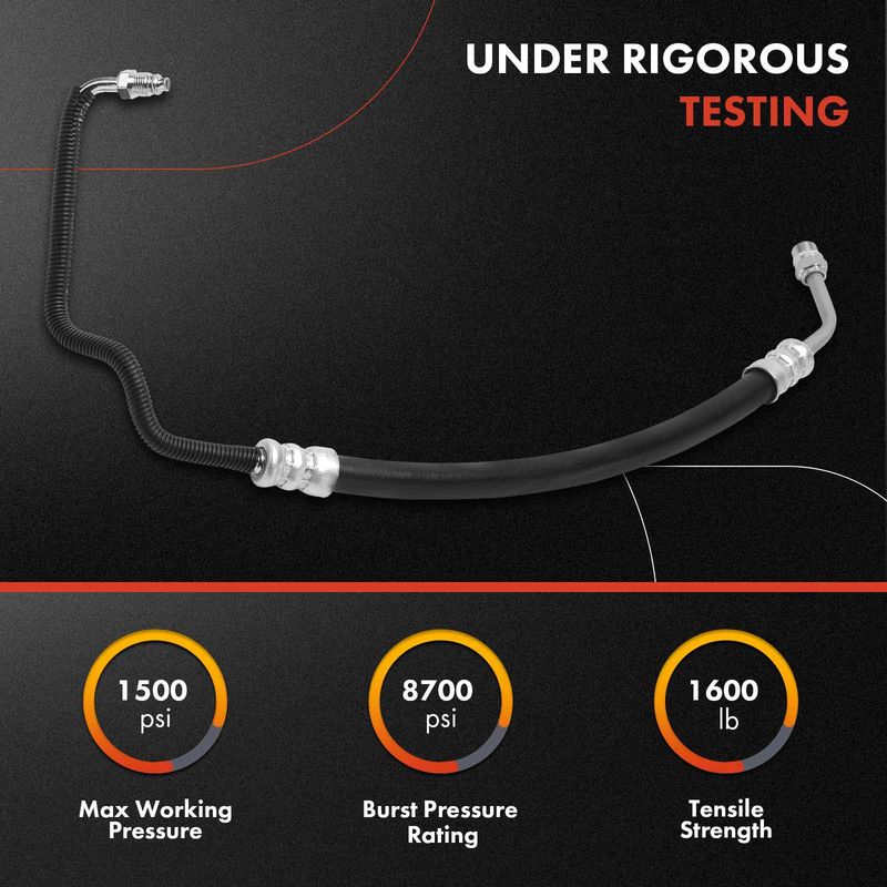 Power Steering Pressure Line Hose Assembly for Ford F-150 Heritage F-250 Lincoln