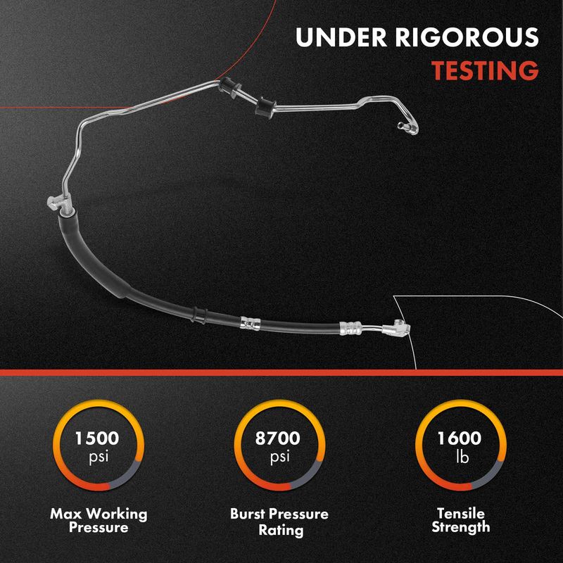 Power Steering Pressure Line Hose Assembly for Honda Odyssey 1999-2004 V6 3.5L