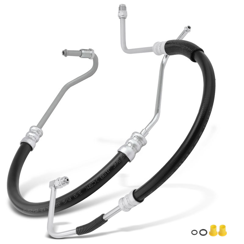 2x Power Steering Pressure Line Hose Assembly for Ford Excursion F250 Super Duty