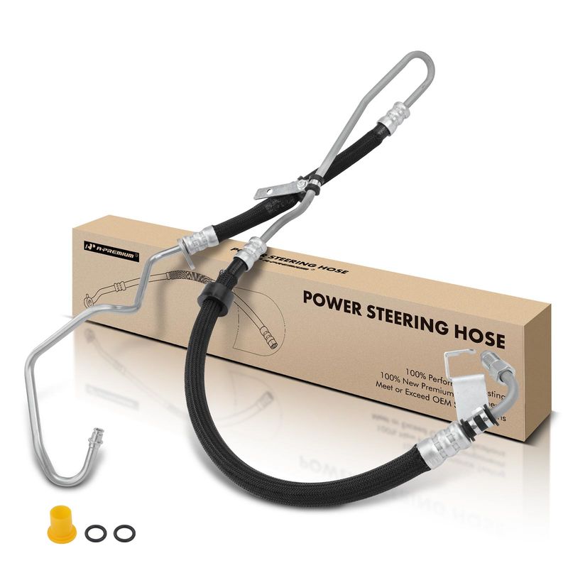 Power Steering Pressure Line Hose Assembly With Bracket for Volvo XC90 2007-2014