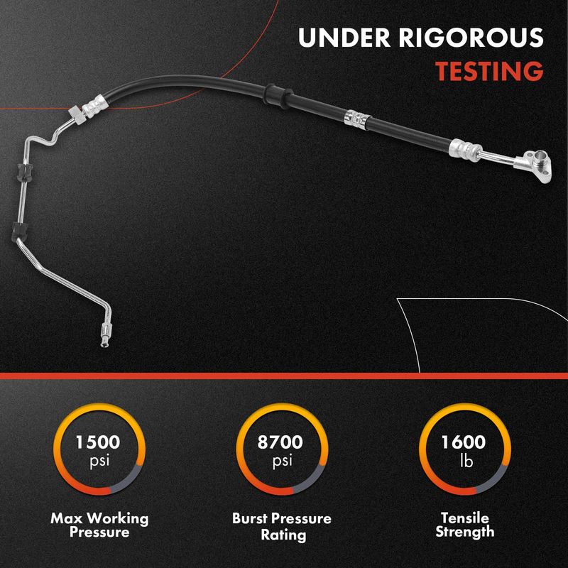 Power Steering Pressure Line Hose Assembly for Honda Odyssey 2005-2007 V6 3.5L