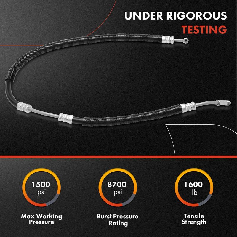 Power Steering Pressure Line Hose Assembly for Jeep Wrangler 2007-2011 3.8L