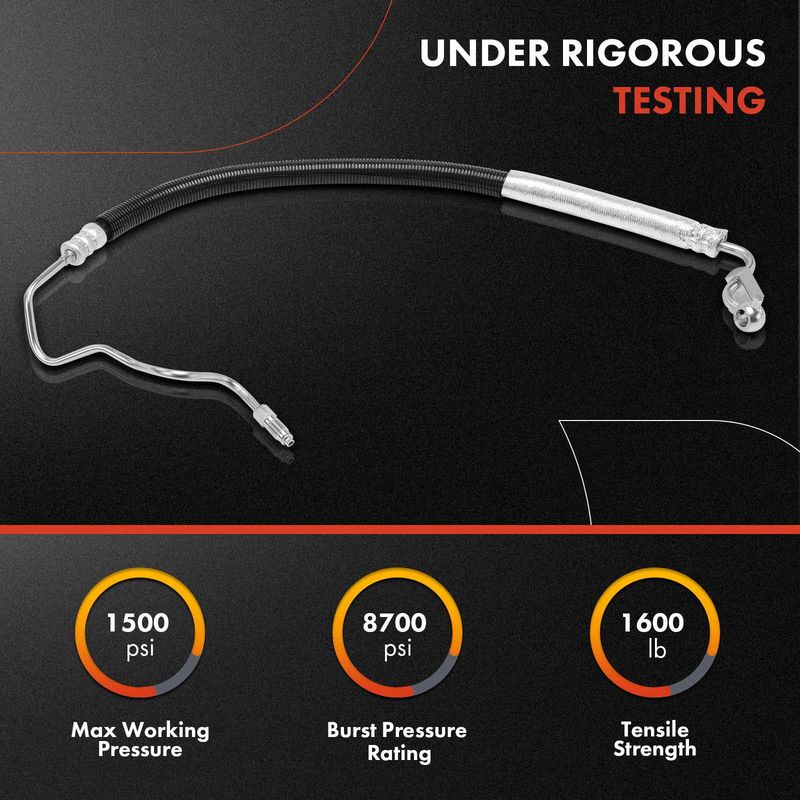 Power Steering Pressure Line Hose Assembly for Nissan Quest 2004-2009 V6 3.5L