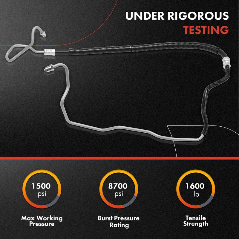 Power Steering Pressure Line Hose Assembly for Chevy Impala Monte Carlo 3.5L 3.9L