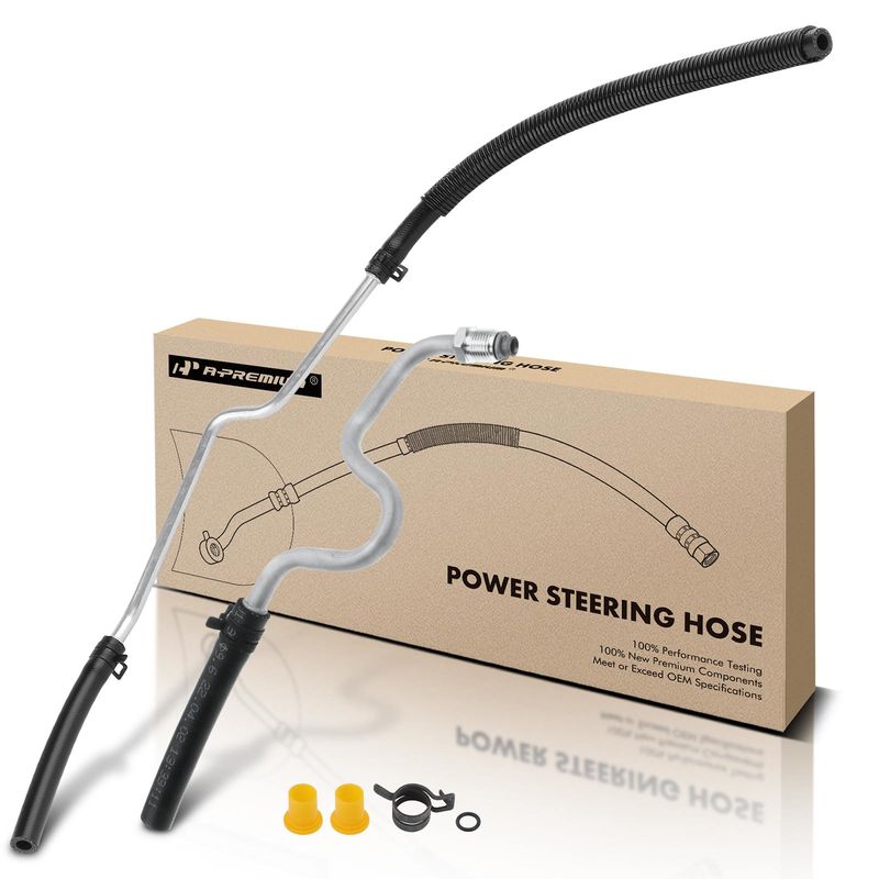 2x Power Steering Return Line Hose Assembly for Ford F-150 97-03 F-250 Expedition