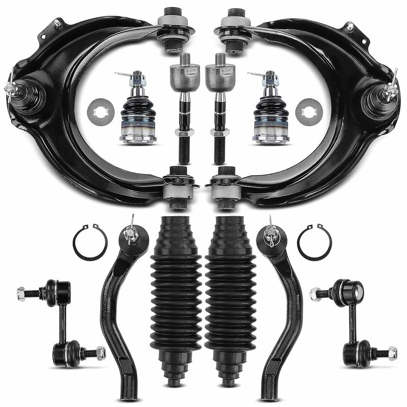 12x Front Control Arm & Ball Joint & Tie Rod End & Sway Bar Link for Honda Accord