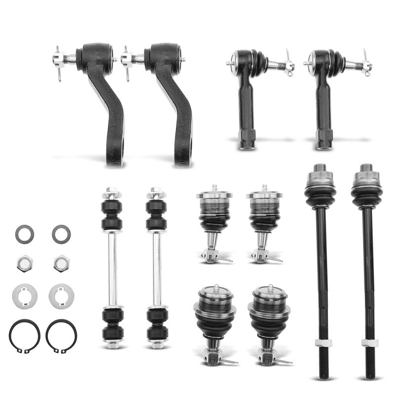 12x Front Sway Bar Link Tie Rod End Ball Joint for Chevy Silverado GMC Sierra