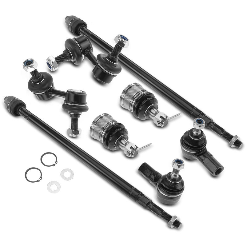 8x Stabilizer Bar Link & Tie Rod End Ball Joint for Honda CR-V 2002-2006 L4 2.4L