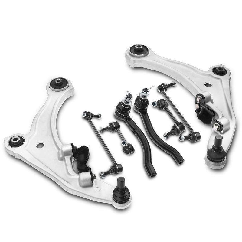 8x Front & Rear Control Arm with Ball Joint Stabilizer Bar Link for Nissan Maxima