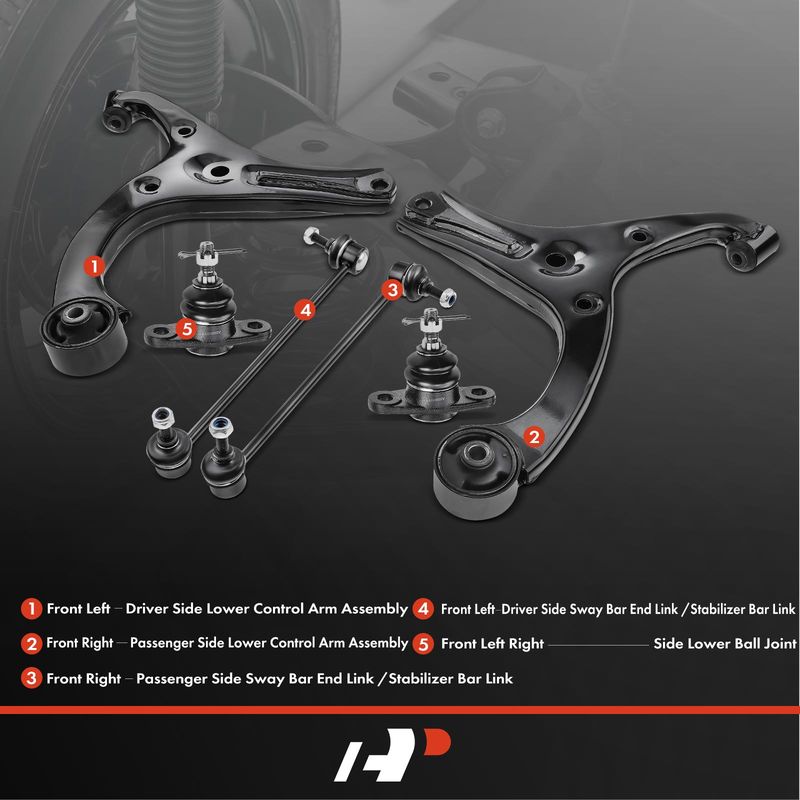 6x Front Control Arm Stabilizer Bar Link for Hyundai Accent Kia Rio Rio5 06-11
