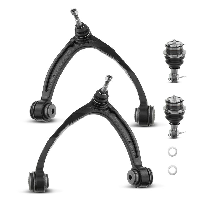 4x Front Control Arm with Ball Joint for Chevrolet Silverado 1500 GMC Cadillac
