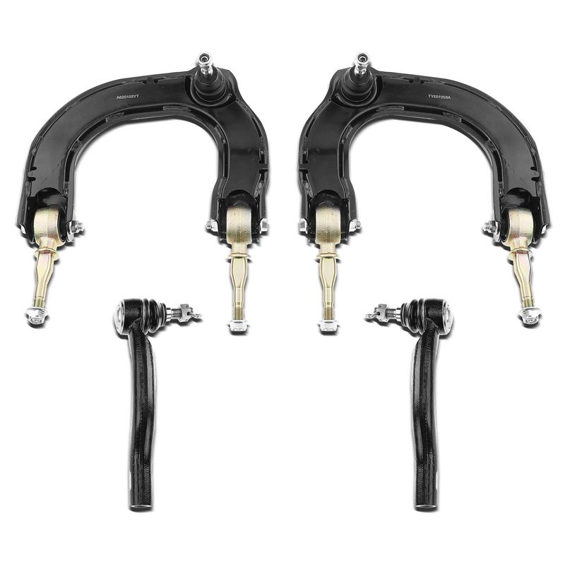 4x Front Control Arm with Ball Joint Tie Rod End for Hyundai Sonata XG350 Kia