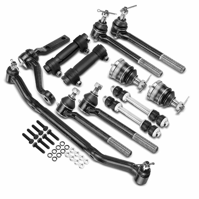 12x Front Sway Bar Link & Tie Rod End & Ball Joint for Chevrolet S10 Blazer GMC