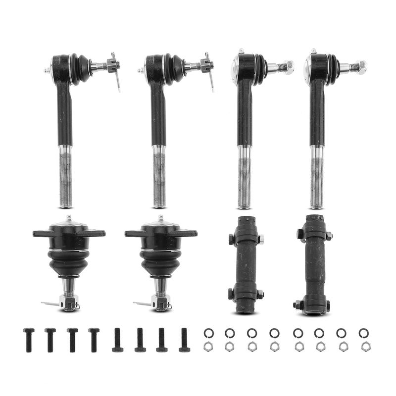 8x Front Tie Rod End Ball Joint for Chevrolet K1500 88-99 K2500 Tahoe GMC Yukon
