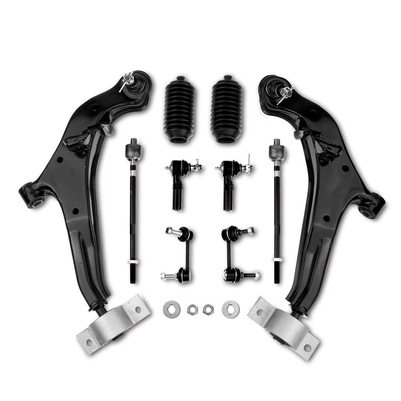 10x Front Control Arm with Ball Joint Sway Bar Link for Infiniti I30 I35