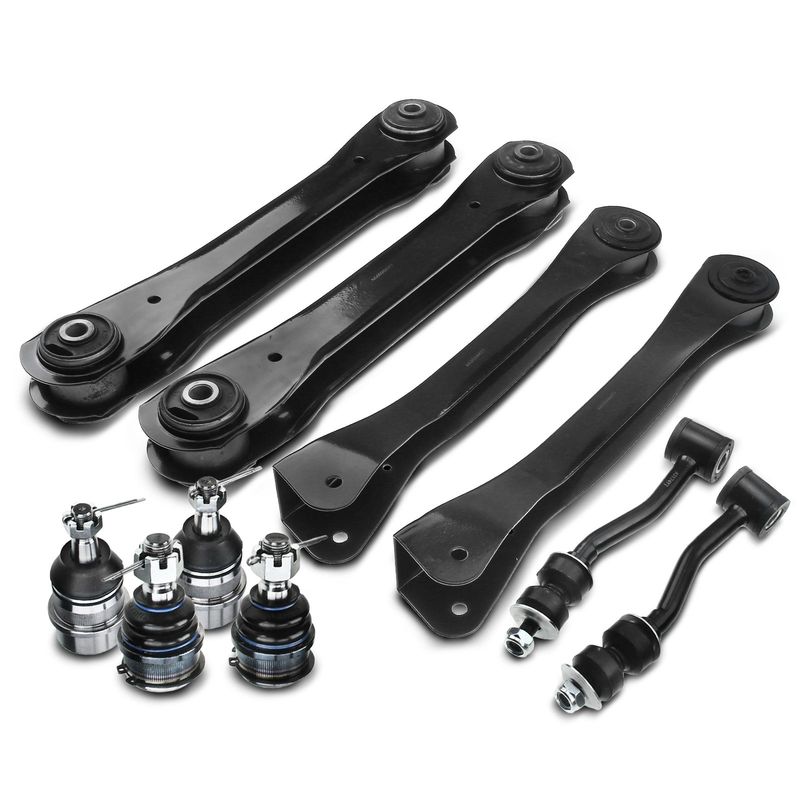 10x Front Control Arm & Tie Rod End & Ball Joint for Jeep Grand Cherokee 93-95