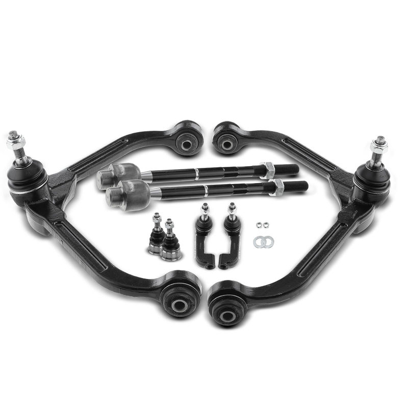 8x Front Control Arm & Tie Rod End & Ball Joint Assembly for Jeep Liberty 02-04
