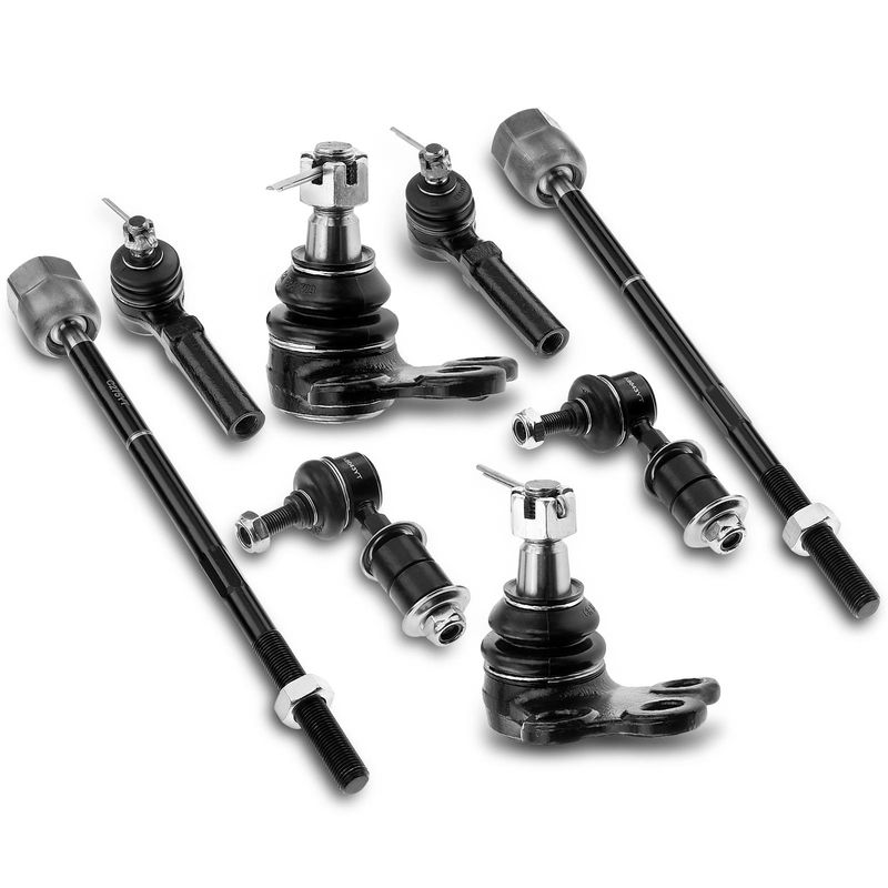 8x Front Stabilizer Bar Link & Tie Rod End for Mercury Villager Nissan 1993-2002