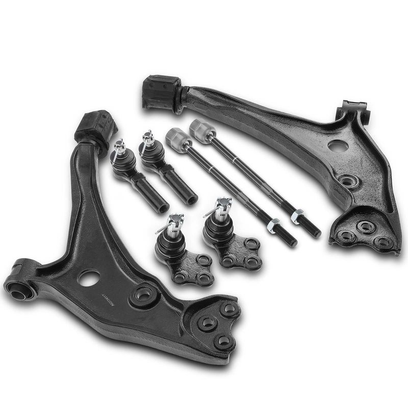 8x Front Lower Control Arm Tie Rod End for Mercury Villager Nissan Quest 99-02