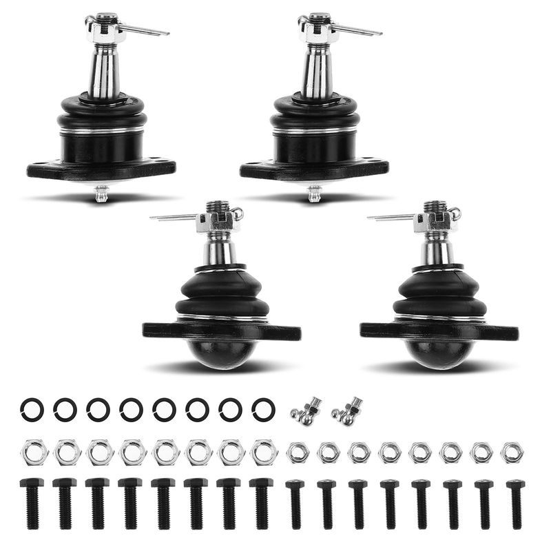 4x Front Lower & Upper Ball Joint for Chevrolet Blazer 1995-2005 GMC Jimmy Isuzu