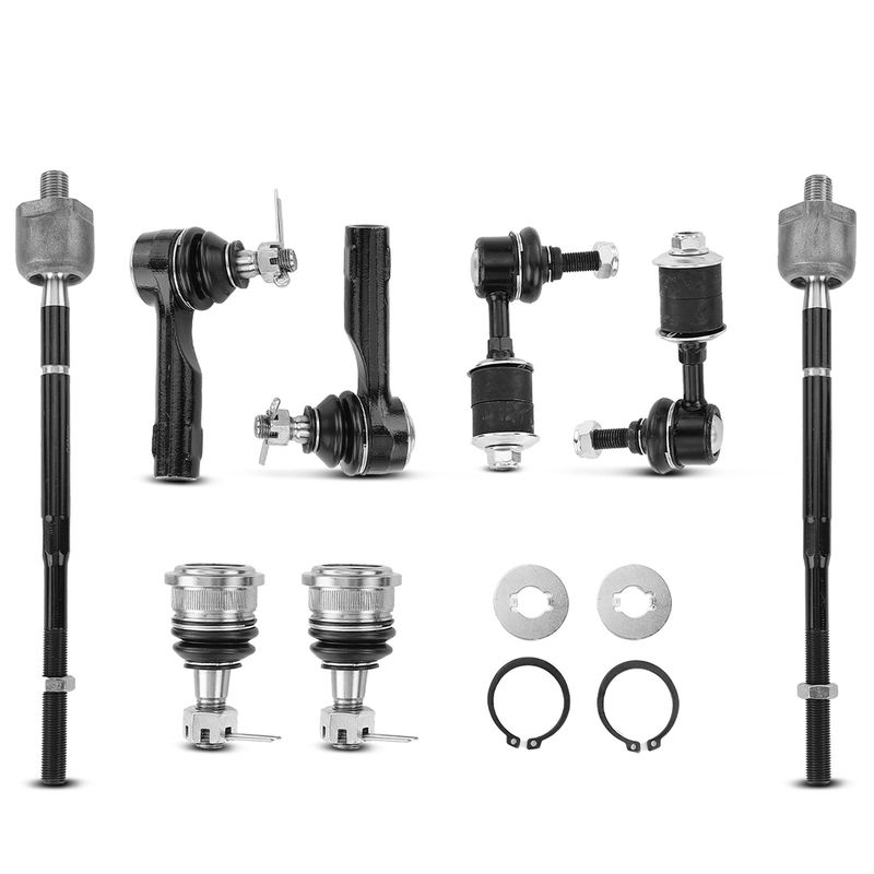 8x Front Sway Bar Links Tie Rod End Ball Joint Kit for Nissan Altima 1996-1997