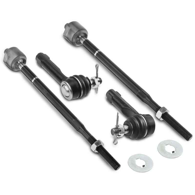4x Inner & Outer Steering Tie Rod Ends for Nissan Altima 1998 1999 2000 2001