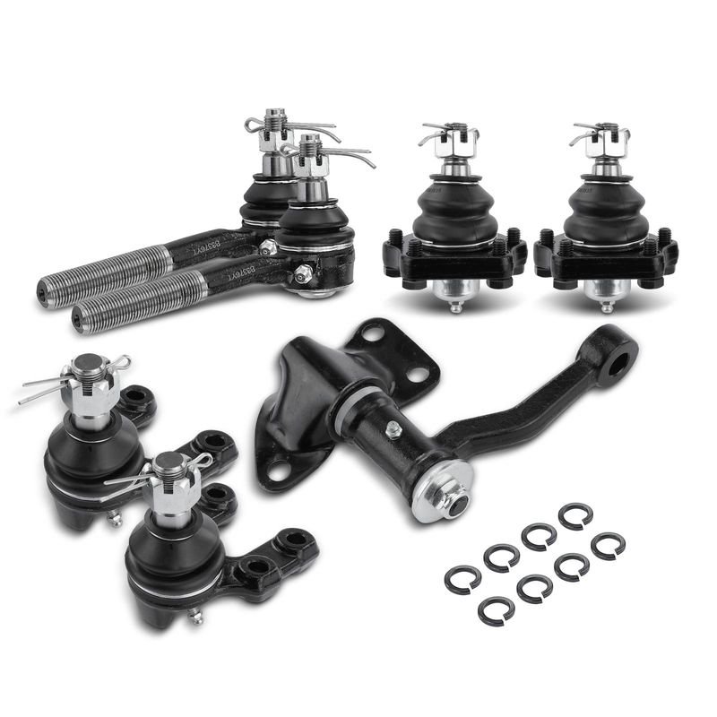 7x Front Idler Arm with Ball Joint & Tie Rod End for Nissan D21 Pathfinder Pickup