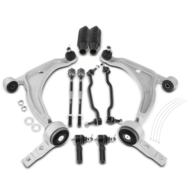 10x Front Control Arm Ball Joint Sway Bar Tie Rod for Nissan Altima Maxima