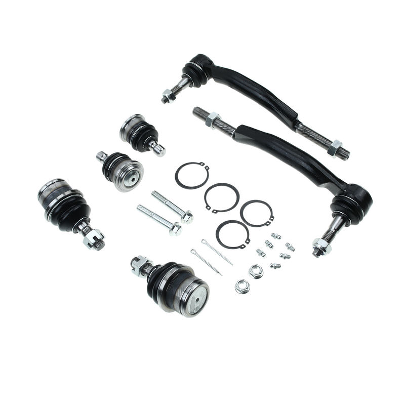6x Front Ball Joints & Tie Rods Kit for Chevy Trailblazer 2002-2009 GMC Envoy