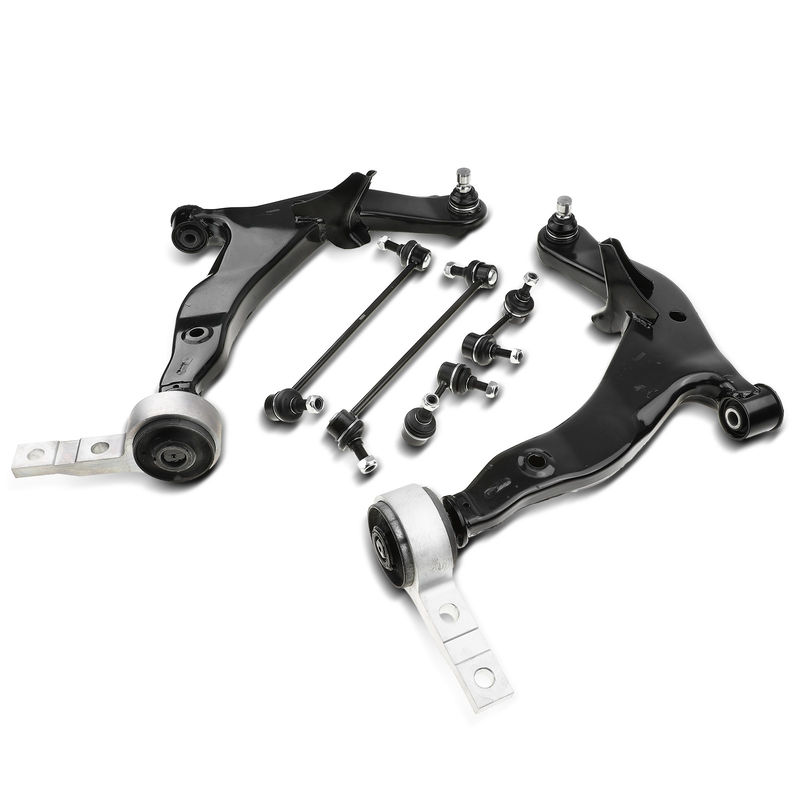 6x Front & Rear Control Arm with Ball Joint Sway Bar Link for Nissan Murano 03-07