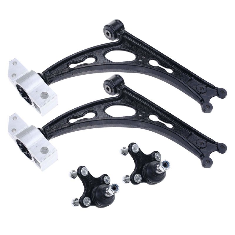 4x Front Lower Control Arms Ball Joints for Audi A3 Volkswagen Jetta R32