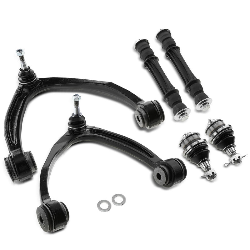 6x Front Control Arm with Ball Joint Link for Cadillac Escalade Chevy Tahoe GMC